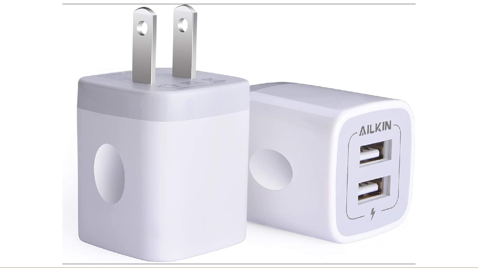 AILKIN USB Wall Charger 2 Pack