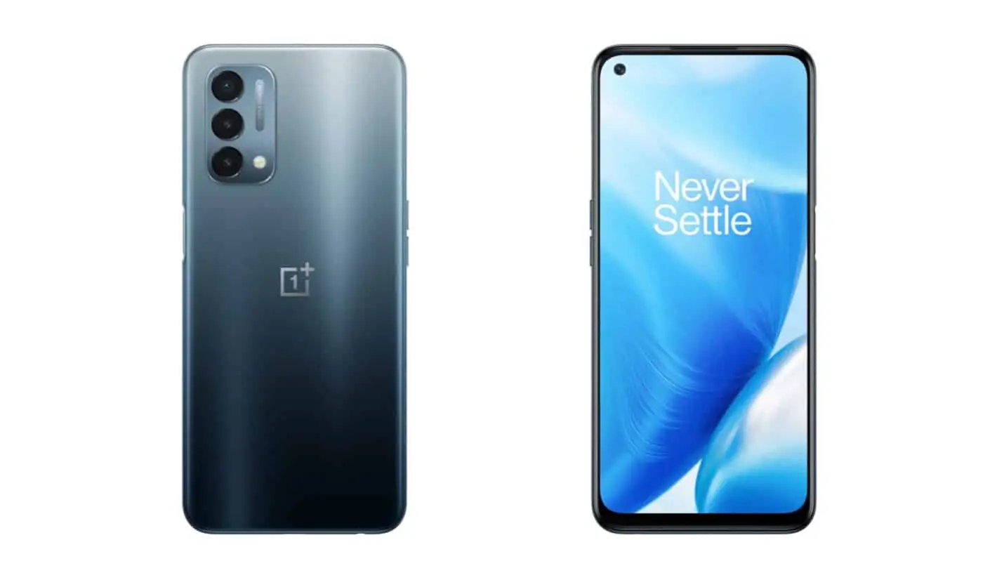 OnePlus Nord N200 5G Front Back Render