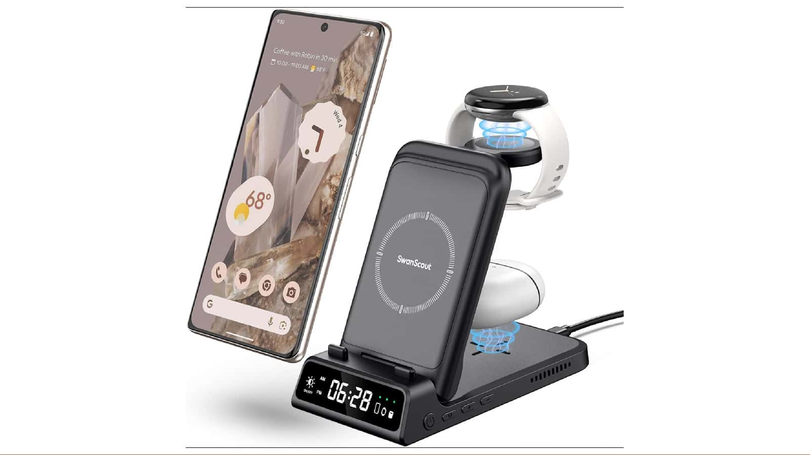 SwanScout Wireless Charger for Google Pixel